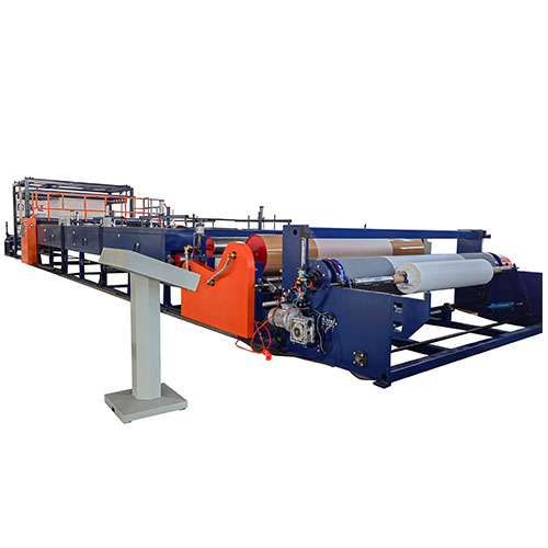 Powder scattering laminating machine